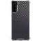 Black Carbon Fiber Specialty Texture Material Galaxy S21 FE Clear Case
